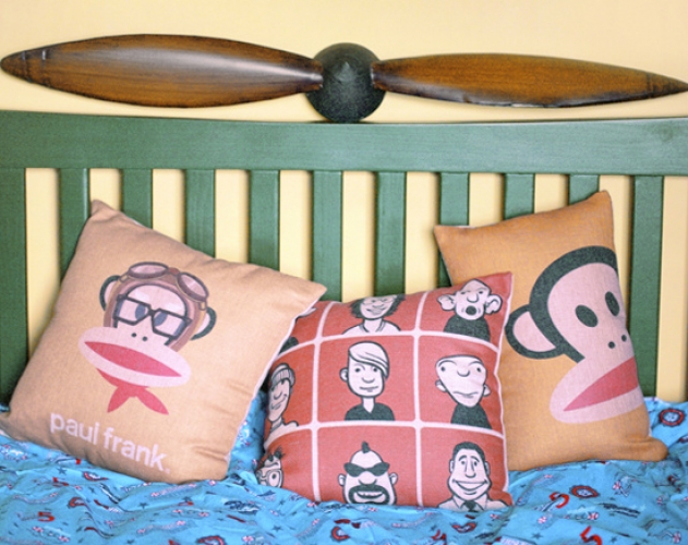 妙趣紅綠搭兒童房